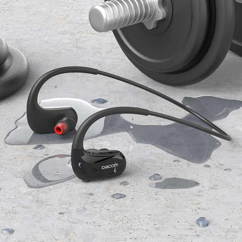 DACOM Athlete Bluetooth Neckband In-ear Earphone Wireless IPX7 Waterproof Touch Stereo Sports Headset DACOM Athlete Bluetooth Neckband In-ear Earphone Wireless IPX7 Waterproof Touch Stereo Sports Headset